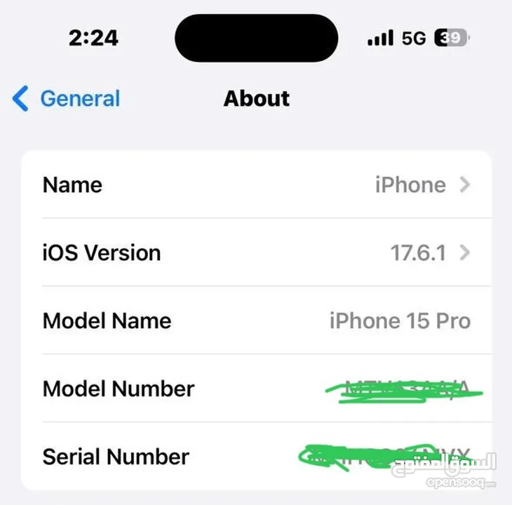 Iphone 15pro 256gb