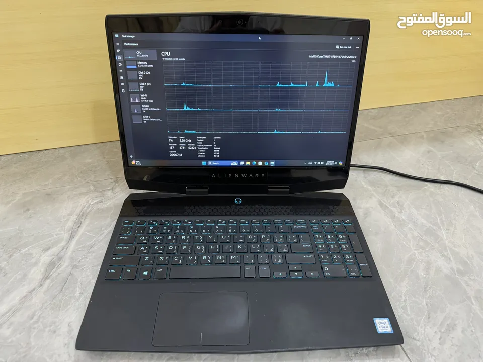 Alienware m15 P79F (m15 Series)  لابتوب جيمنج شبه جديد قمه في النظافة