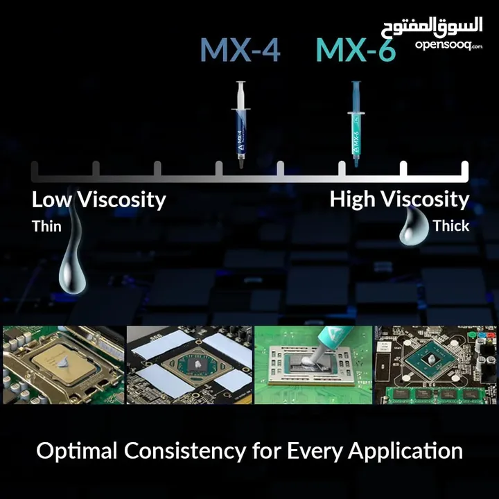 ARCTIC MX-6 Ultimate Performance Thermal Paste for CPU لكل الاجهزة ام اكس 6 الجديد