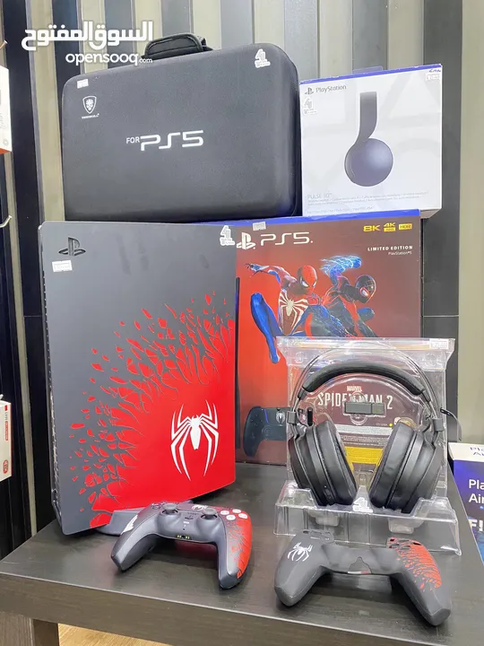 بلاستيشن ps5 & PS4 & X box مستعمل وجديد  ( موقع المحل نزوى / حي العين) شامل الضمان