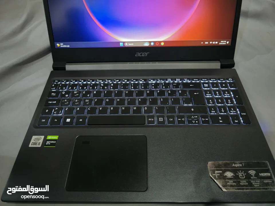 لابتوب كيمنك للبيع i5-10300H GTX 1650  acer