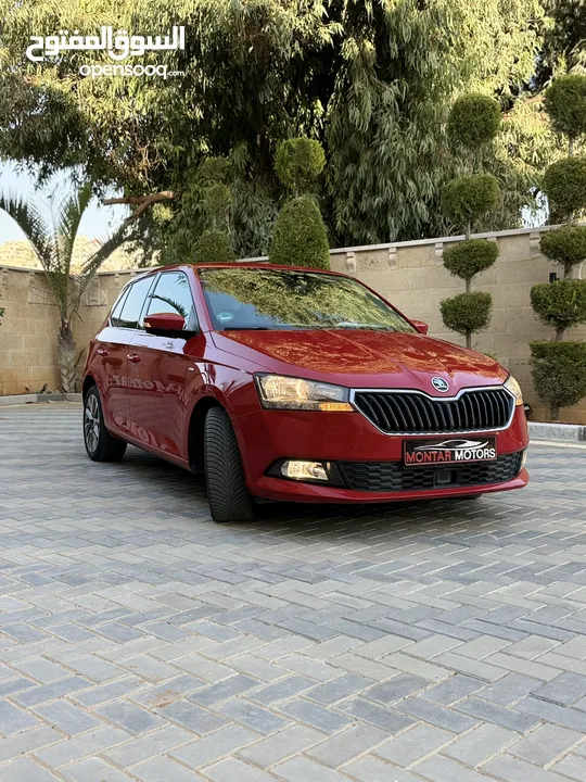 سكودا فابيا ترخيص 2021 محرك 1000 بنزين اوتوماتيك 105 حصان