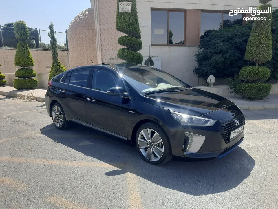 هيونداي ايونيك هايبرد استخدام شخصي فل مع فتحه موديل 2019 بسعر مناسب