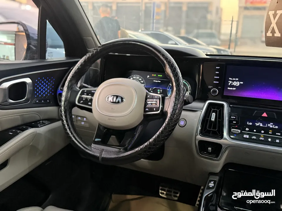 كيا سورينتو 2021 هايبرد 4x4 فل مسكر