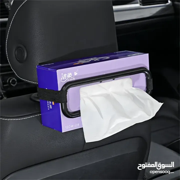 حامل مناديل مرن للسيارة، مصنوع من راتنج ABS، يناسب جميع السيارات، علبة مناديل متينة لحامل الشمس ومقع