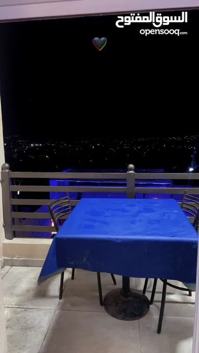 شاليه للايجار منطقه مطله جبل الروضه مطل ع البحر الميت وجبال فلسطين مسبح مغطى من اشعه الشمس
