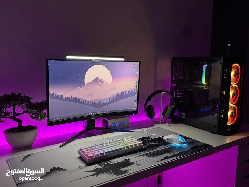 بي سي جيمنج نظيف جدا مع الشاشه 75