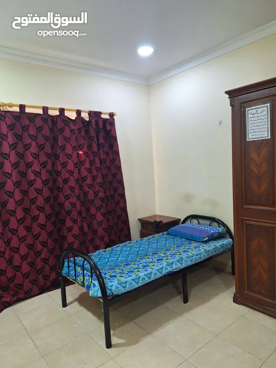 Fully Furnished Room Available for Sharing BHD 75 With EWA.