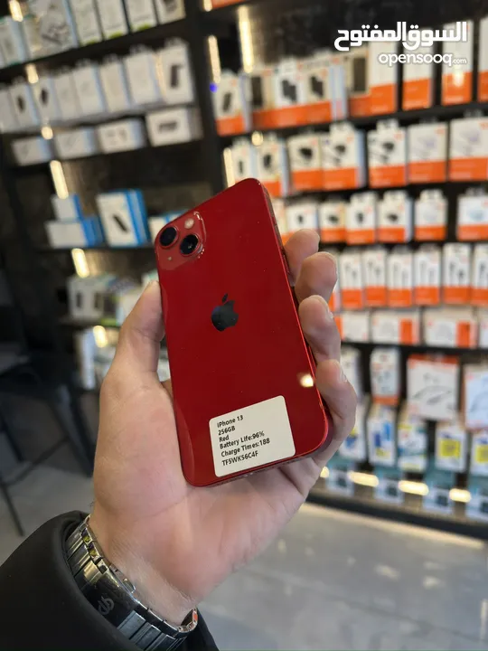 IPHONE 13 (256GB) USED LIKE NEW /// ايفون 13 256 جيجا مستعمل بحاله الجديد كفاله فليك سنتين