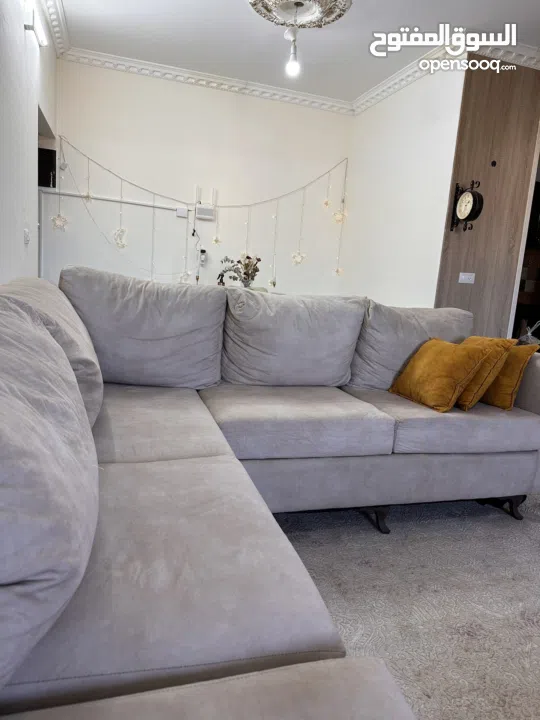 طقم كنب شبه جديد للبيع