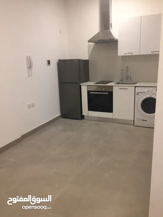Studio apartments for rent, partially furnished, new building