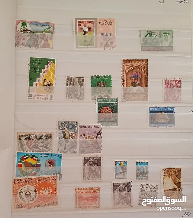 طوابع قديمة للبيع بنص ديناااار فقط