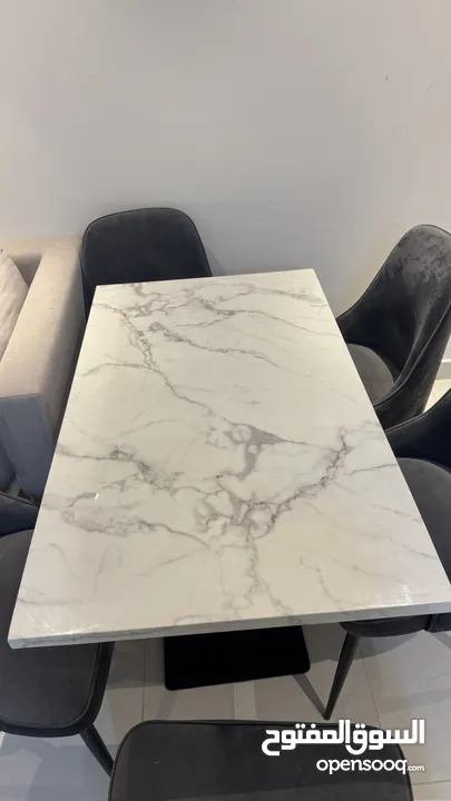 Dining table marble