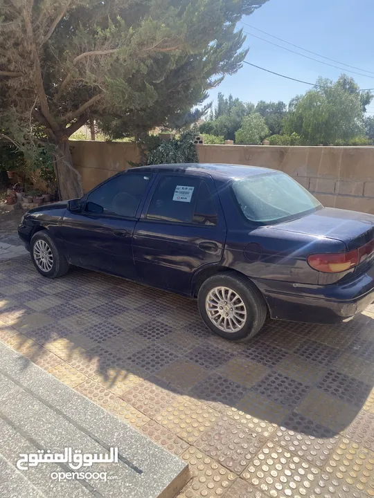 كيا سيفيا موديل 1994محولة 1996 للبيع  مرخصة سنة ومدهونه جديد ومعموللها صيانه