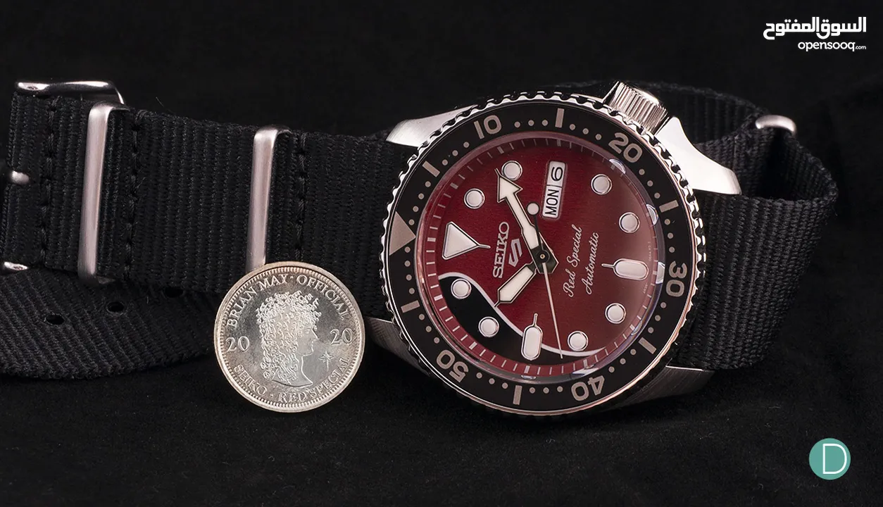 Seiko 5 Sport Brian May Limited Edition "Red Special" Automatic Watch SRPE83K