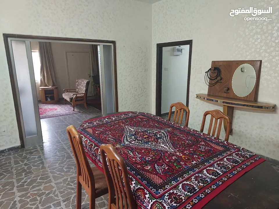 furnished apartment in jabal Amman near Architect Germany uni.2 bedroom 2 bathroom and living room