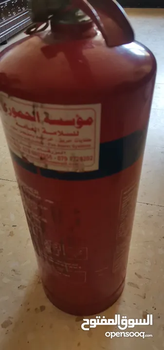 للبيع طفاية حريق 6kg بحالة ممتازه