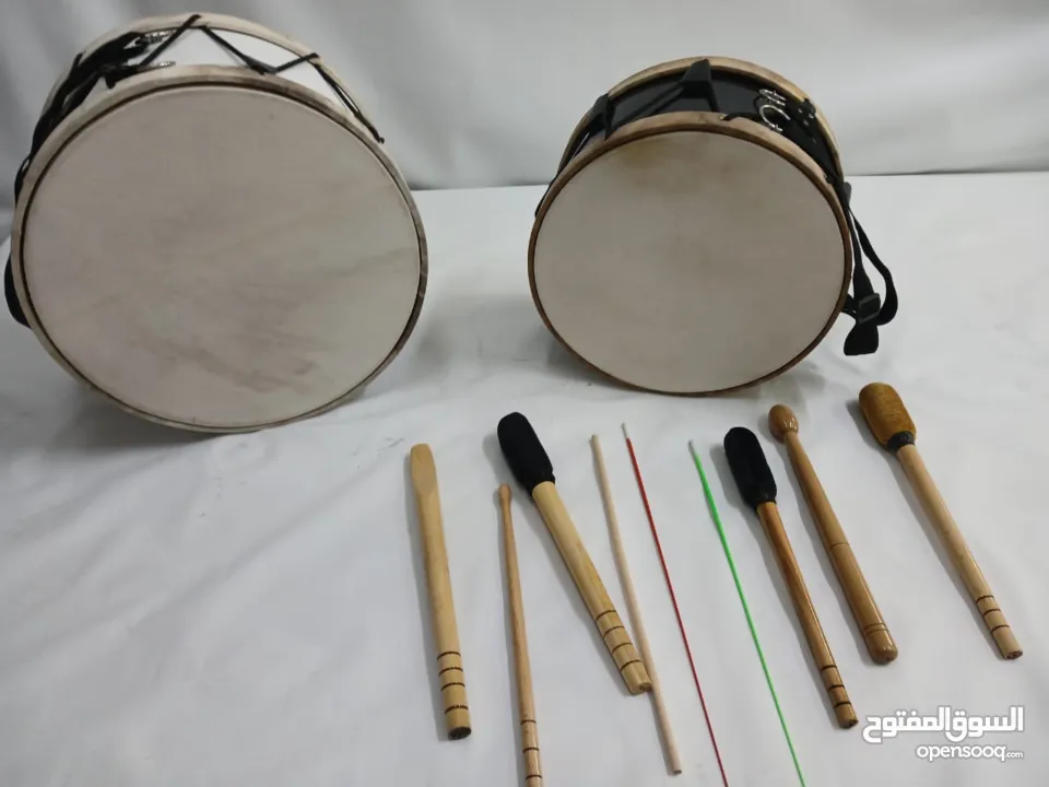 طبول للدبكات وزفات الاعراس شغل يدوي جلد طبيعي 100%
