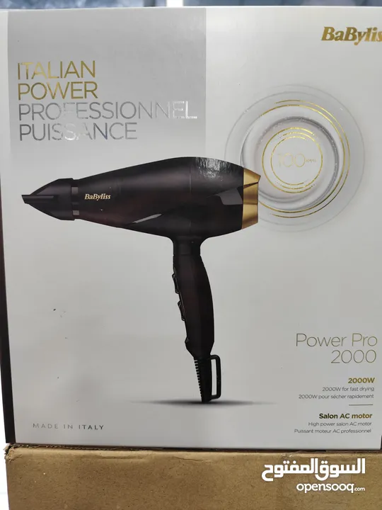عرض نااار على سشوار BABYLISS صناعه إيطالي 2000 واط