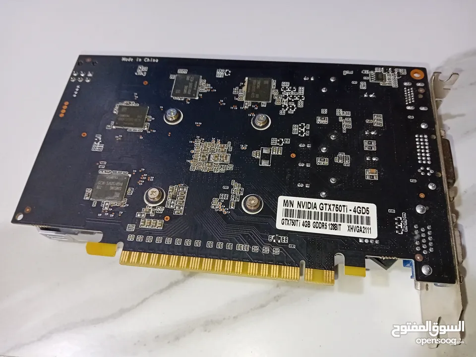 NVIDIA GTX750Ti - 4GD5 مستعمل بحالة جيدة