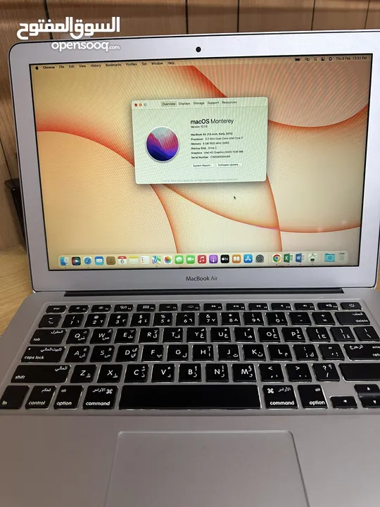 Apple MacBook 2.2 GHZ Dual core intel core i78gb ram 500 SSD