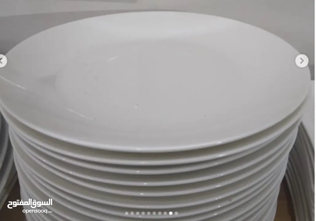 تشكيلة صحون تقديم حليبي