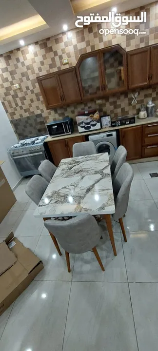 طاولة سفرة تركي (مكفولة )  باقل سعر في المملكة يوجد توصيل طاولات سفرة  التركية