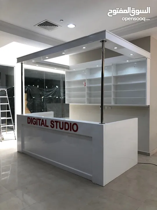 Acrylic/Wood/Steel display products fabrication