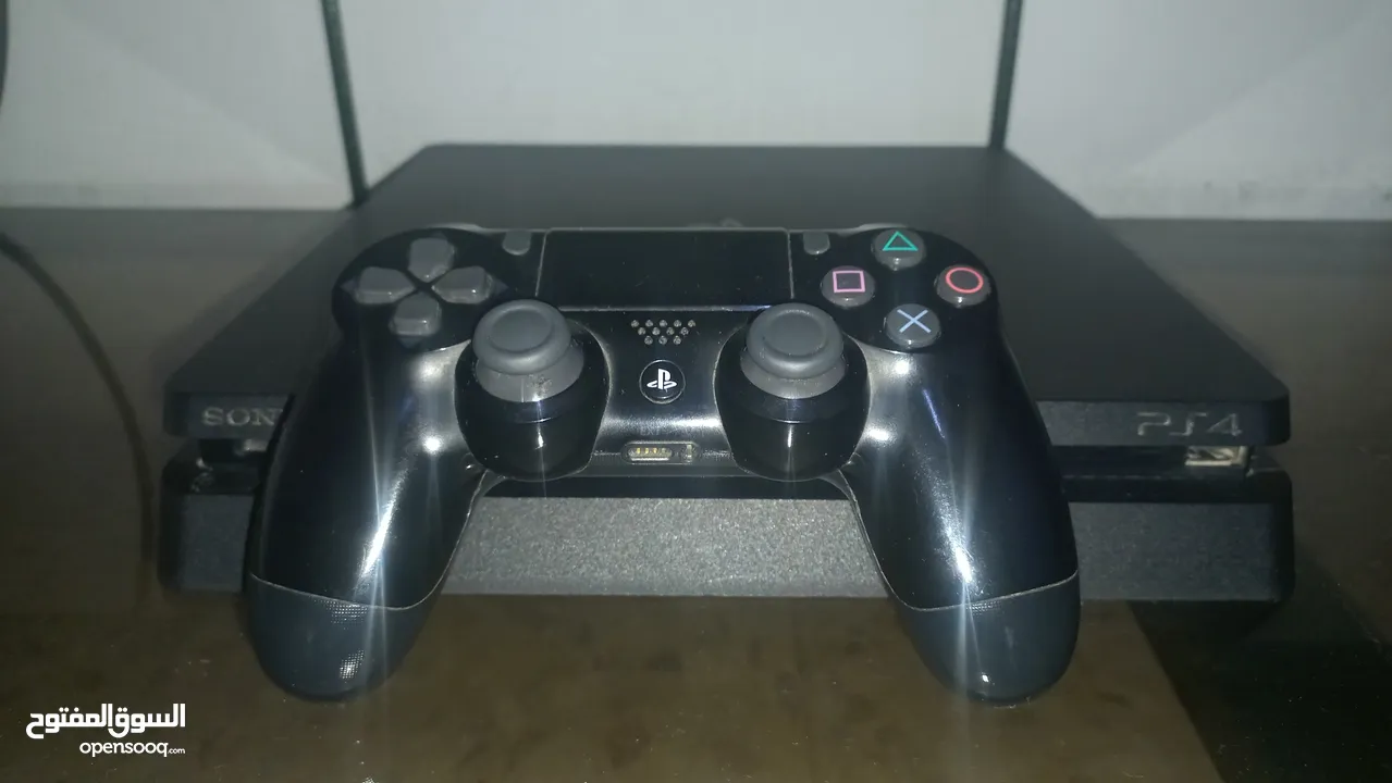 بلايستيشن 4 سلم ps4 slim مستعمل بحالة جيدة جدا اقرأ الوصف