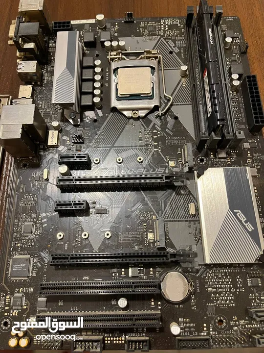 مجموعة قطع معالج i7 9700f + لوحة ام + رام + بور سبلاي 650 + تبريد