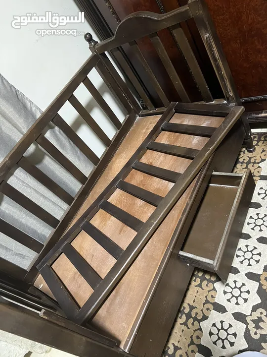 تخت بيبي حجم السرير 120*60