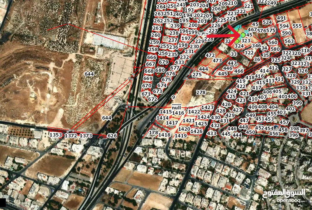 للبيع قطعة ارض على شارع القدس من اراضي ناعور واجهه 33م موقع مميز يصلح لكافة الاستثمارات