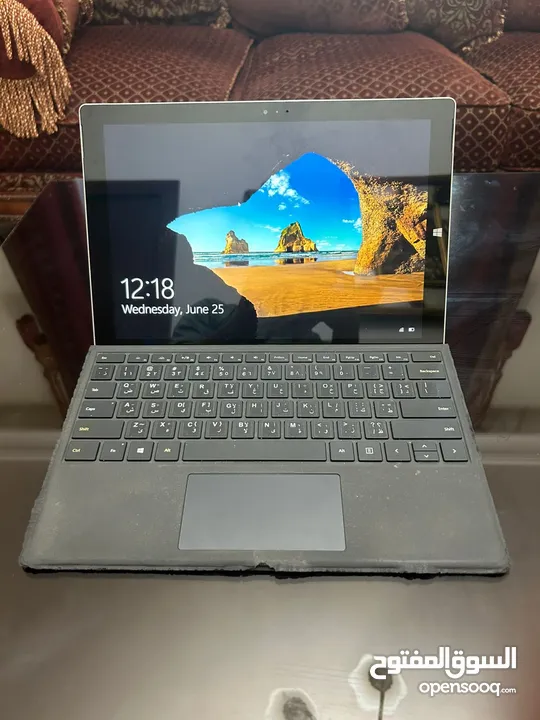 Microsoft Surface Pro 4 Laptop in good condition لابتوب مايكروسوفت سيرفس برو 4