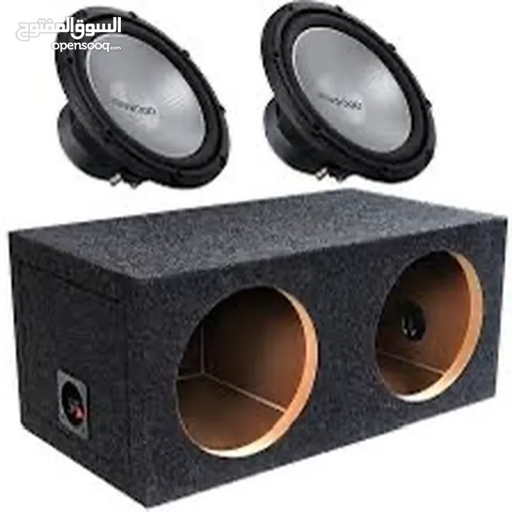 Subwoofer with amp kenwood full with box