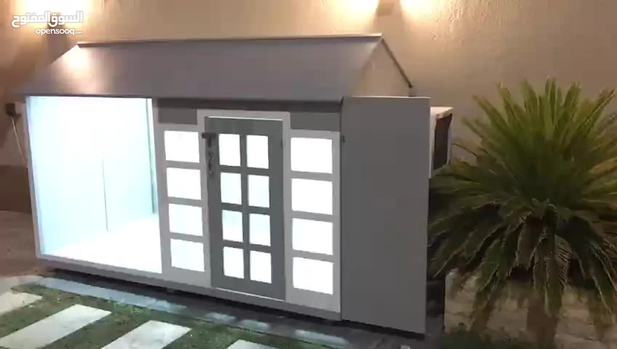 Dog house , Pet house , Cat house , Dog kennel with Air condition & Lighting