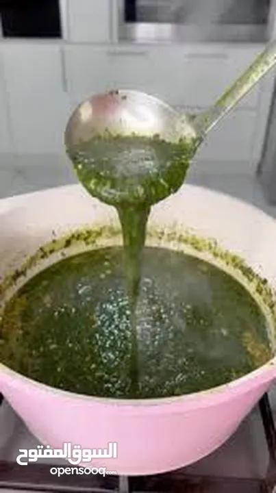 ملوخيه الرجاء او ناشفه مغسوله ومنقبه مفرومه ناعم او حسب طلب ملوخيه السنه هاي وصلت لحد بيتك