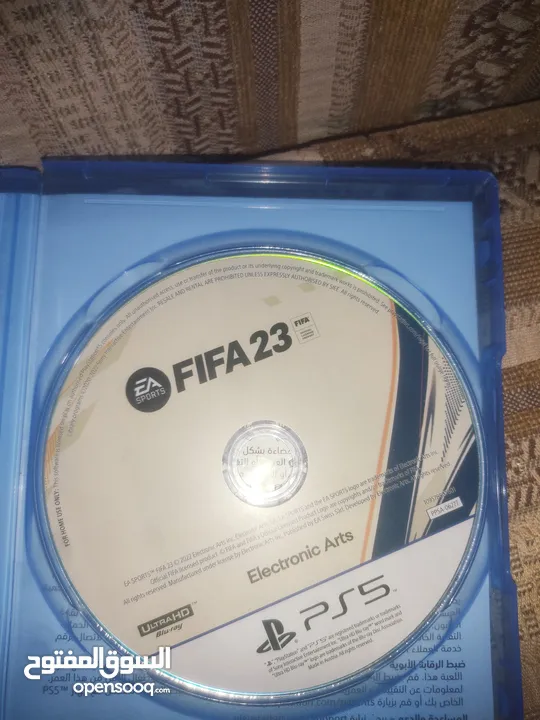 قرص العاب (سي دي) فيفا 2023 جديد غير مستخدم بلايستيشن 5 عربي و انجليزي Arabic and English
