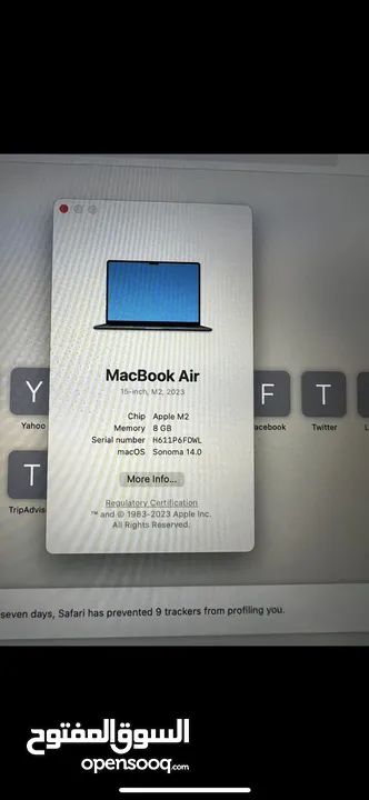 MacBook Air (15.4inch, 2023, M2)    ماك بوك اير بسعر مغري جدا