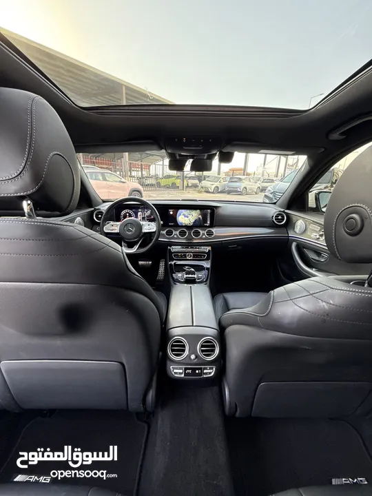 مرسيدس E350 2020 AMG فحص كامل فل اضافات اعلى صنف وارد المانيا ممشى قليل بحالة الوكالة