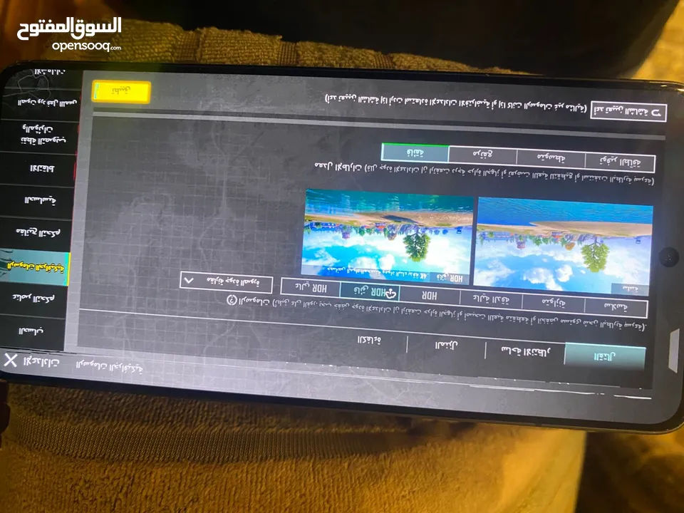 جهازللبدل وحساب ببجي  للبيع أوللبدل علا لابتوب