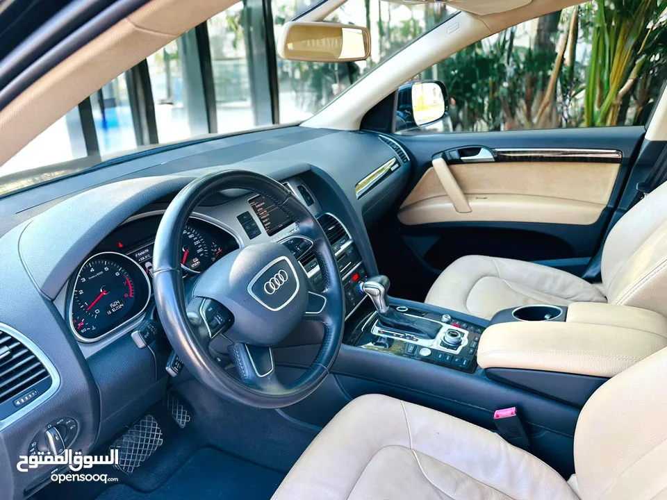 AED 10,50 PM  AUDI Q7  S-LINE 3.0  SUPERCHARGED FULL OPTION  GCC  0% DOWNPAYMENT