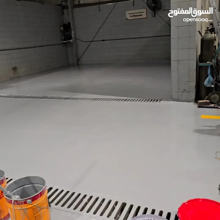 ‎صبة مروحة ميزانية وايبوكسي كونكريت خراسانة ايبوكسي توب كريت يوناني
