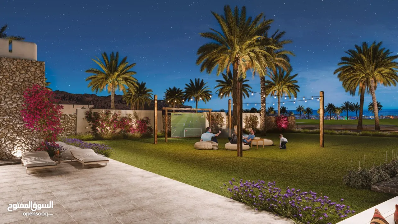 شاليه/مزرعة ضخمة للبيع في منتجع السيفة  Chalets in Jebel Sifah Resort