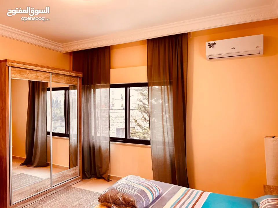 شقة مفروشة 70م للايجار في عمان الاردن خلف الجامعة الأردنية