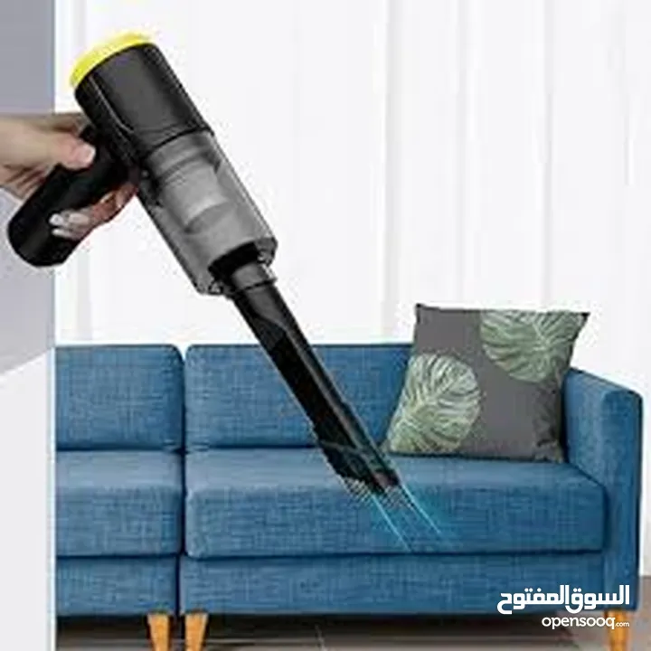 مكنسة تنظيف فرش و دعاسات و تابلو السياره من الغبار والاتربه مع وصلة الشحن الفوري مكنسه سياره سيارة ا