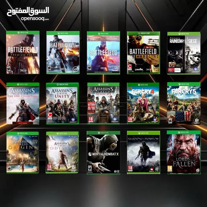 Xbox Game Cd’s for series x & one x/s  أقراص ألعاب لاجهزه إكس بوكس سيريس & ون