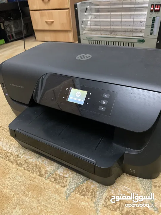 طابعه ليزر مستعمله بدون اي اعطال بحاله ممتازه جدا ،قابل  للتفاوض   HP office jet pro 8210