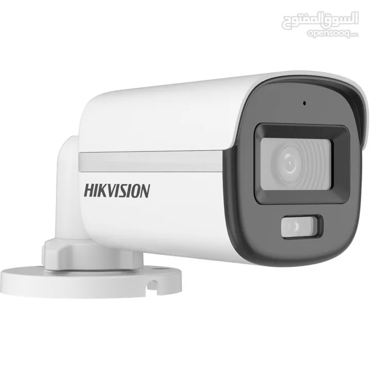 كاميرا مراقبة هايكفيجن خارجية ملونة ليلي نهاري بدقة 3K/5mp من ColorVu Hikvision