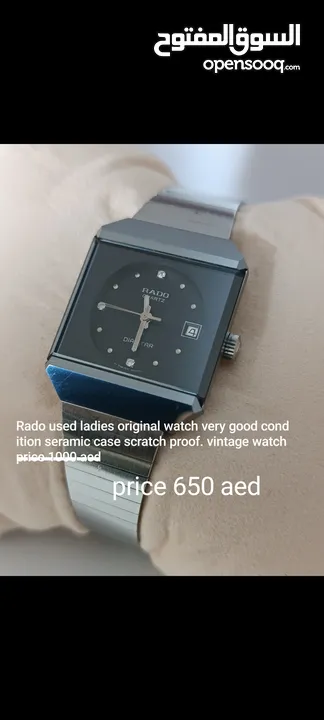 Rado used ladies watches original