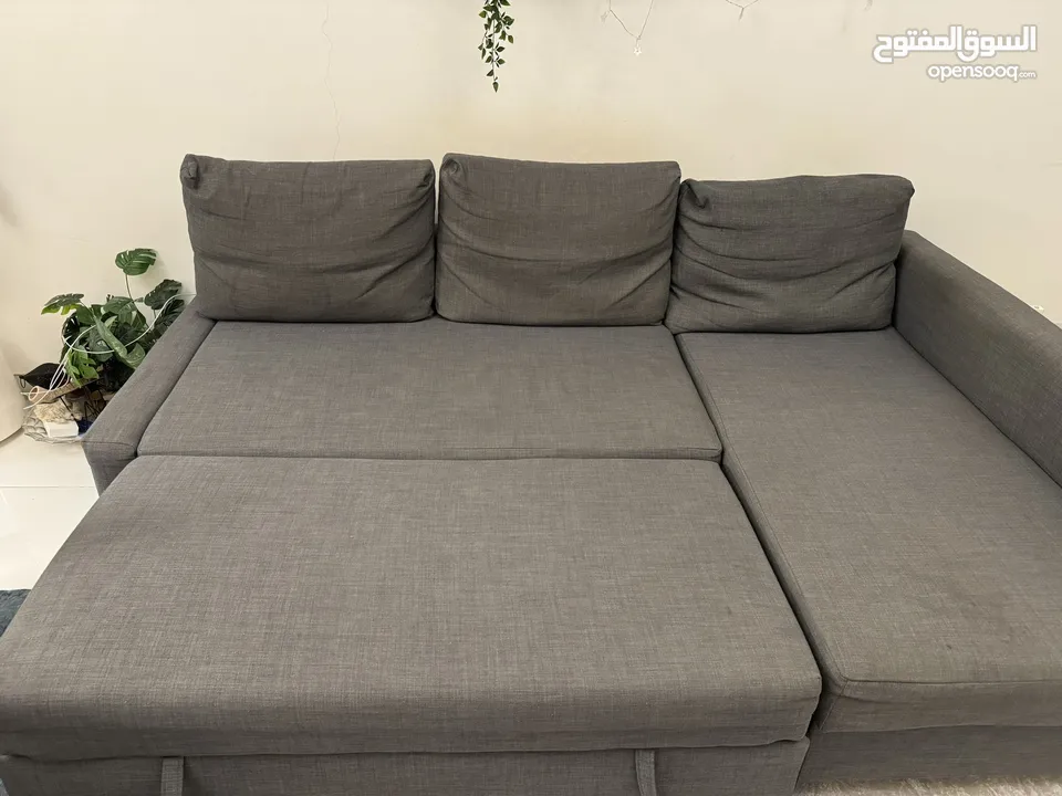 Dark grey sofa bed ( Ikea)